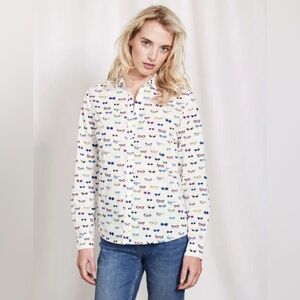 Boden The Classic Shirt button-up shirt in a multi-color sunglasses print